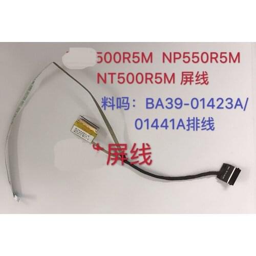 1-10 Pcs) New Laptop Lcd Lvds Flex Cable For Samsung 500R5M NP550R5M NT500R5M BA39-01423A