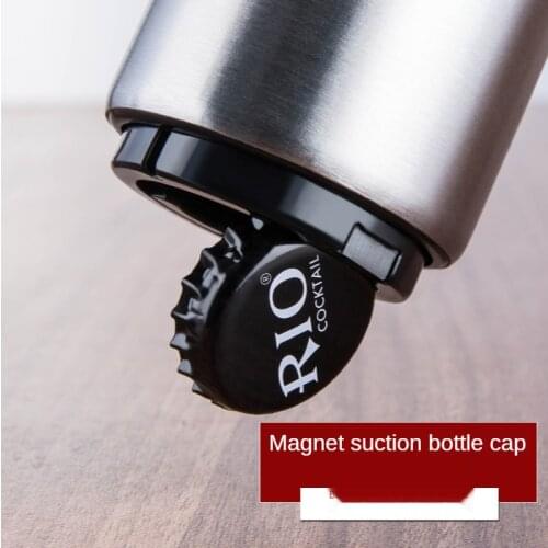 1pc Magnetic Automatic Beer Bottle Opener Stainless Steel Wine Opener Portable Bar tools Kitchen Gadgets Party Gift