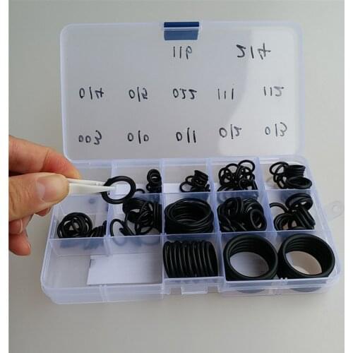 170Pcs/Set Technical Scuba Diving O Ring Kit with Pick for Tank DIN Camera Regulator