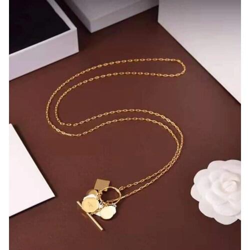 2020 Hot Brand Pure 925 Sterling Silver Jewelry For Pendant Wedding Silver Jewelry Happy Pendant Gold Necklace