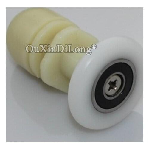 Brand New 4PCS Bathroom Shower Glass Sliding Door Rollers Pulleys Mute Nylon Wheels Runners Diameter 19/23/25/27/29mm