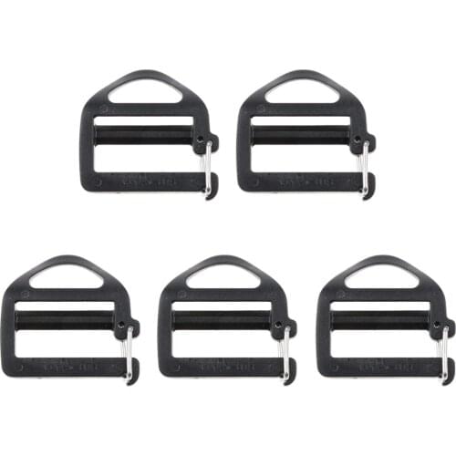 5pcs 25mm Plastic Strap Buckle Strapping Backpack Tool