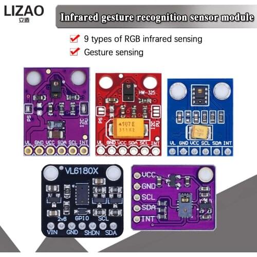 Gesture recognition sensor PAJ7620U2 9 gMesture recognition APDS-9930 APDS-9960 VL6180 VL6180X Range Finder Optical Ranging