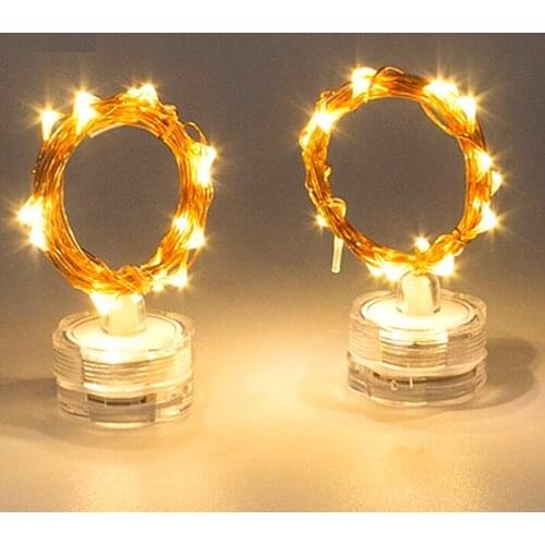 LED String light Silver Wire Fairy warm white Garland Home Christmas Wedding Party Decoration Powered by Battery batter USB 10m