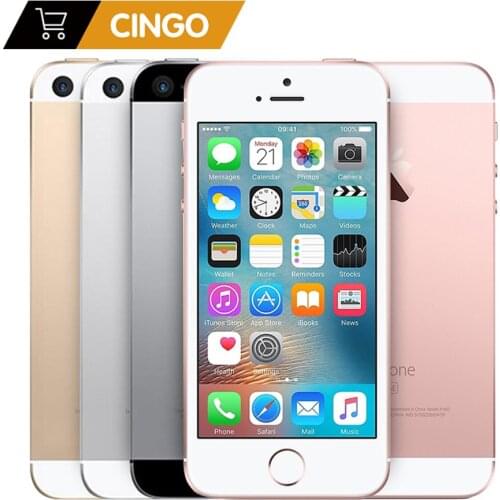 IPhone SE 2GB RAM 16GB/32GB/64GB/128GB ROM 4.0" Unlocked Fingerprint Original Mobile PhoneA1723 A1662 Apple A9 Dual-core