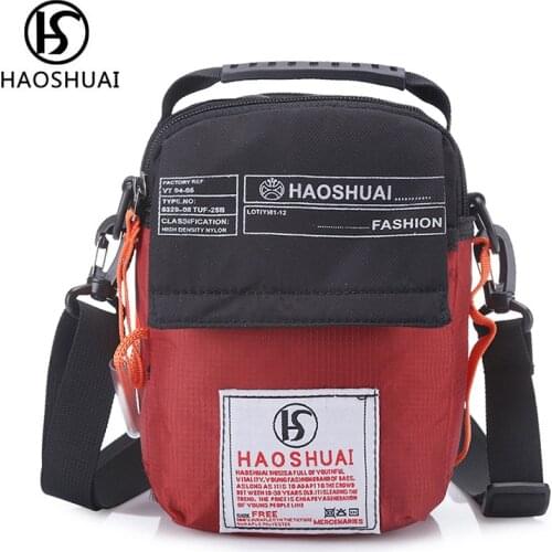 Fashion mens casual outdoor travel waterproof messenger bag Oxford cloth Phone Pouch small simple sling shoulder bag 2021 New