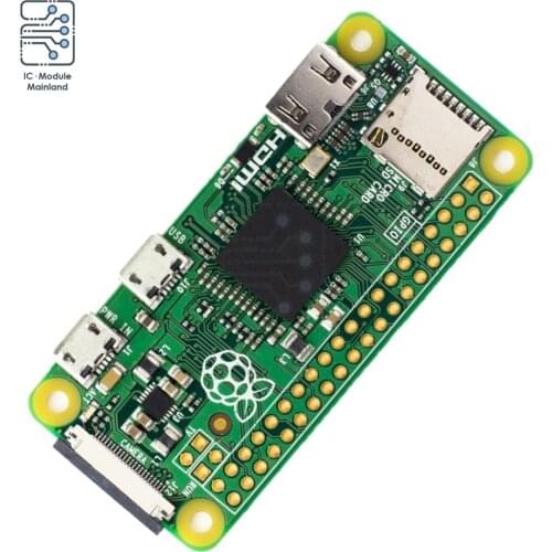 For Raspberry Pi Zero W V1.1 V1.3 1GHz 512MB Micro-SD WiFi Bluetooth Camera Module With Dual Micro USB Port Expansion Board