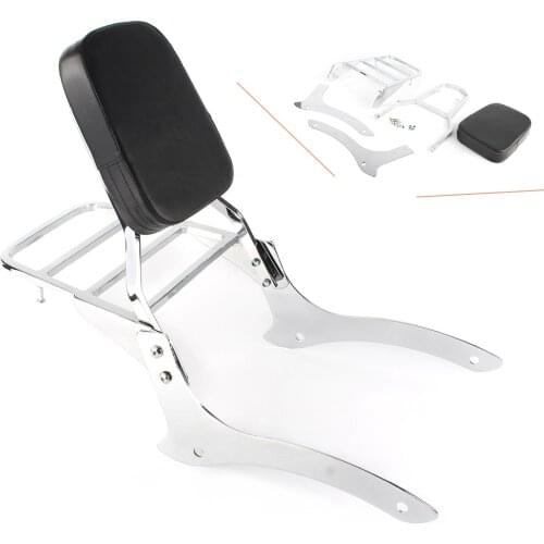 Motorcycle Backrest Sissy Bar Luggage Rack For Yamaha Vstar XVS 1100 Classic /Dragstar XVS 1100 Classic 2000-2008 2009 2010 2011