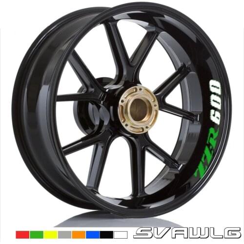 Motorcycle Wheel Sticker 3D Reflective Rim Tape Auto Decals Strips For Kawasaki ZZR-600 ZZR600