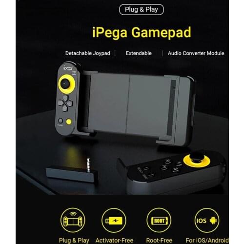 NEW For ipega PG9167 Gamepad Bluetooth Shooting Joystick Handle Aim Button L1R1 Mobile Trigger Pubg Stretchable Game Controller