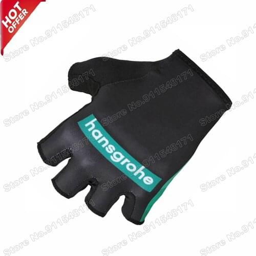 Boraful Hansgrohe Gloves 2021 Cycling Gloves Men Bicycle Gel Half Finger Glove One Pair Size M-XL Guante Ciclismo Gant cyclisme
