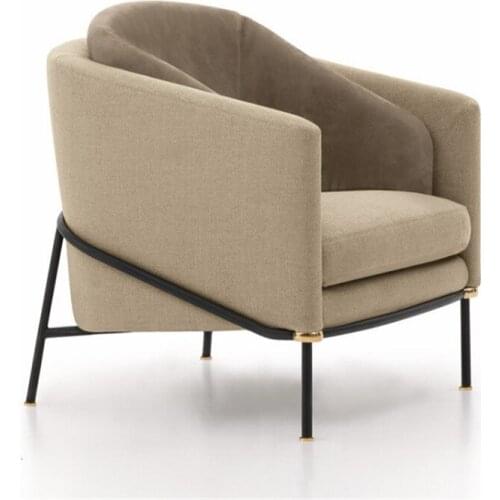 S1Luxury Modern Simple Nordic single person Designer Leisure Living Room Leather Sofa Chair