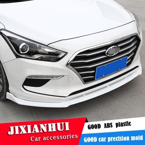 For Elantra Body kit spoiler 2016-2018 For Hyundai Elantra A ABS Rear lip rear spoiler front Bumper Diffuser Bumpers Protector