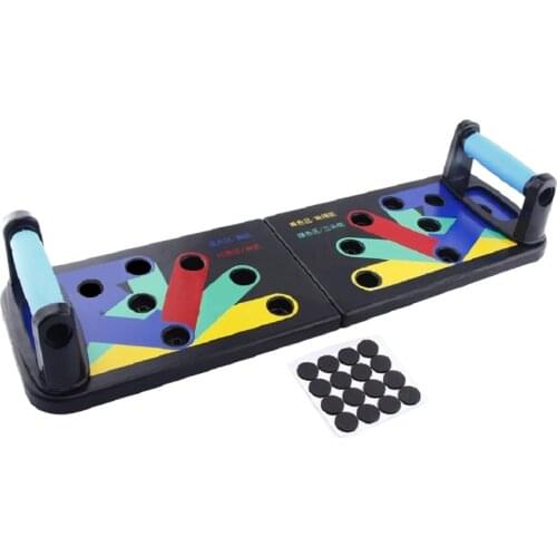 Push-up Rack Folded Board Set Abdominales Bar Multi-Function Fitness Home Gym Chest Muscle Grip Training and Exercise Equipment