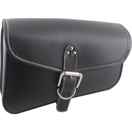 Universal Right Saddlebags Waterproof PU Leather Swingarm Bag Saddle Bags Side Tool Bags Storage For Harley Sportster 883 1200XL