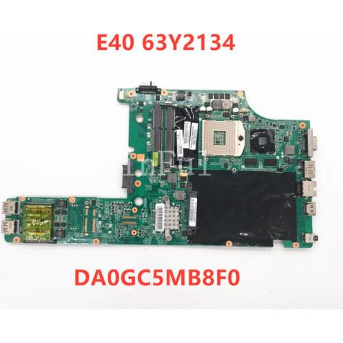 High quality For Thinkpad E40 Laptop motherboard 63Y2134 DA0GC5MB8F0 PGA989 HM55 DDR3 100% full Tested