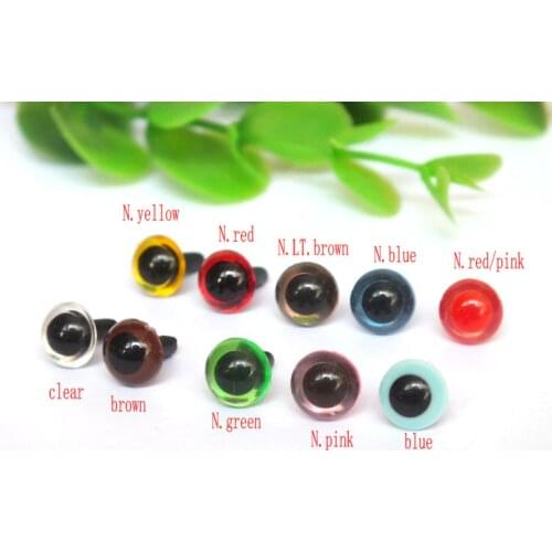 High quality multi use toy eyes - safety eyes - colored eyes -7.5mm animal eyes - needle felting