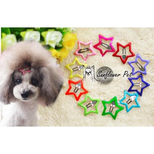 Teddy yorkshire bb clip 3cm pet hair accessory hairpin 50pcs/lot