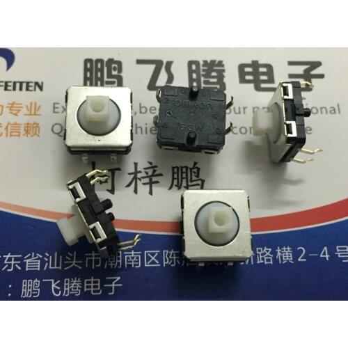 10PS/lot Japan Omron B3W-4050 sealed waterproof and dustproof touch switch 12*12*7.3 square head button 4 feet