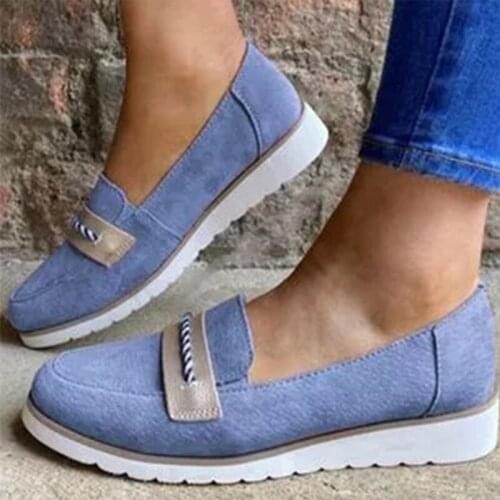 2020 Flat Loafers Shoes Woman Classics Soft Bottom Platform Single Sneakers Women Shoes Slip-on Women Shoes Zapatos De Mujer