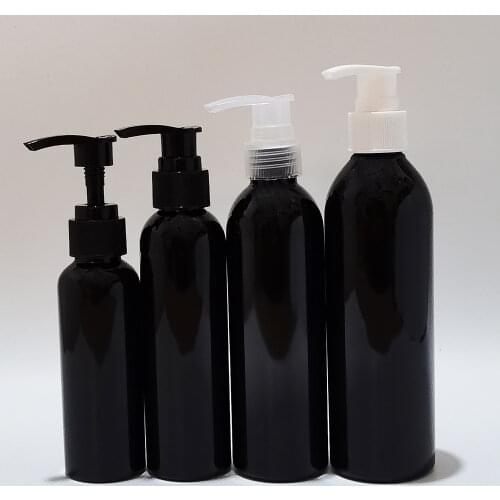 100/150/200/250ml black Pump Lotion Bottle,PET Cosmetic Container,Black Plastic Lotion Bottles or Shampoo/shower gel Bottle
