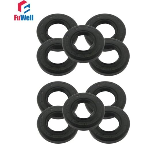 10pcs Skeleton Oil Seal 22x35x7mm /22x35x10/22x38x7/22x40x12/24x40x10/24x45x8mm TC Type NBR Black Radial Shaft Seal Ring Gasket
