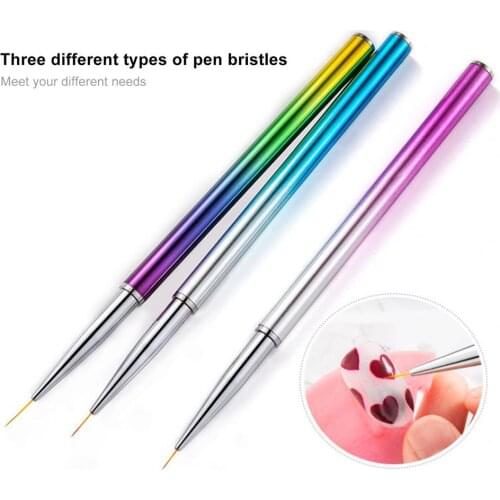 Nail Art Liner Compact Nail Art Brush Soft Bristles Easy to Use Premium Nail Art Painting Pen