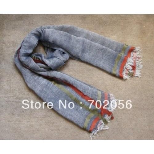 Linen cotton shawl Scarf shawl Hijabs Scarves Sarongs wraps Neckerchief headband 190*70cm 12pcs/lot #3268