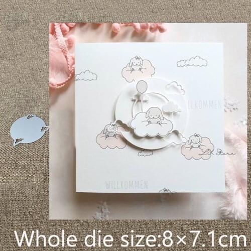 New Design Craft Metal stencil mold Cutting Dies cloud ring frame decoration scrapbook die cuts Album Paper Card Craft Embossing