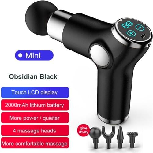 Mini Massage Gun Pocket Electric Muscle Massager Deep Percussion Massager Muscle Relaxing Fitness Therapy 4Gear Pain Relief