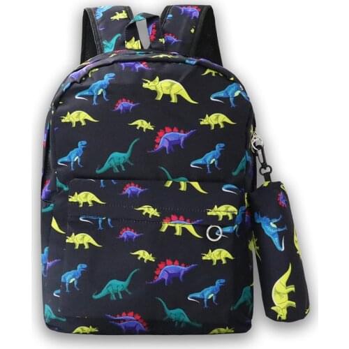Fashion Dinosaur Print Backpack for Teenagers Kids Boys Girls Children Student School Bags Unisex Backpack SchoolBag Knapsack