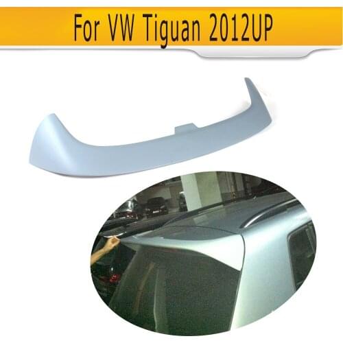 FRP Unpainted Rear roof Wing lip Spoiler For VW Tiguan 2012UP