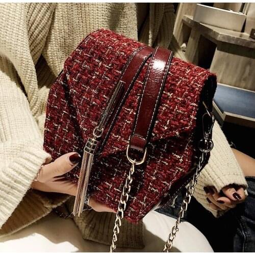 AIMIYOUNG Tassel Crossbody Bags For Women Messenger Bags Leather Shoulder Bags Small Women Handbags Bolsa Feminina Bolsos Mujer