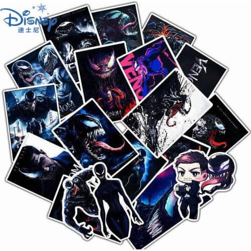 10/30Pcs Disney Cool Venom Stickers Waterproof Laptop Luggage Skateboard Guitar Bicycle Cartoon Movie Boy Stickers Kids Gift Toy