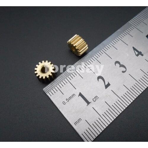 100PCS X 15T Brass Gear 0.5 Modulus T=15 Aperture 3mm 2.97MM DIY Model Accessories 15 Teeth Metal NEW HQ 100PCS/LOT *FD201X100