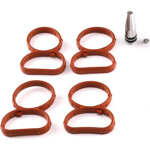 Car Swirl Flap Plug With Manifold Gaskets For BMW E60 E92 2.0T N47 Diesel Engines Car Accessories