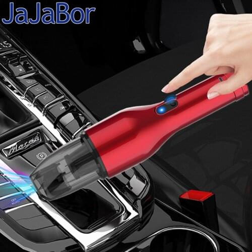 JaJaBor Car Vacuum Cleaner Handheld Wireless 5000Pa Vacuum Cleaner Rechargeable Cordless Wet/Dry Portable Cleaner for Car Home