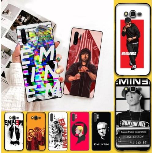 Eminem Rap Singer Phone Case For Samsung Galaxy Note20 ultra 7 8 9 10 Plus lite J7 J8 Plus 2018 Prime