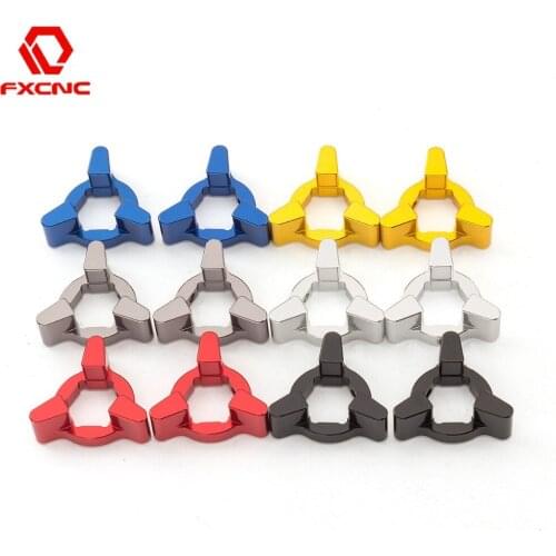 CNC Aluminum 2Pcs 22mm Motorcycle Fork Preload Adjuster Universal For Aprilia Tuono R RSV1000 RRSV 1000 fighter 2002 - 2005 02