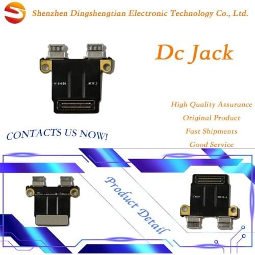 DC-IN USB-C Board Power Jack Connector A1706 A1707 A1989 A2159 A2289 A2337 A2338 A1990 A2141 A2251