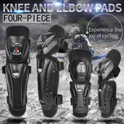 Motorbike Kneepads and Elbow Pads Protector Motorbike Anti-fall Protective Guards Sports Scooter Motor Guards Race brace