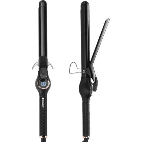 New unisex 3 size hair curler ceramic hair curler iron LCD digital display hair curlers