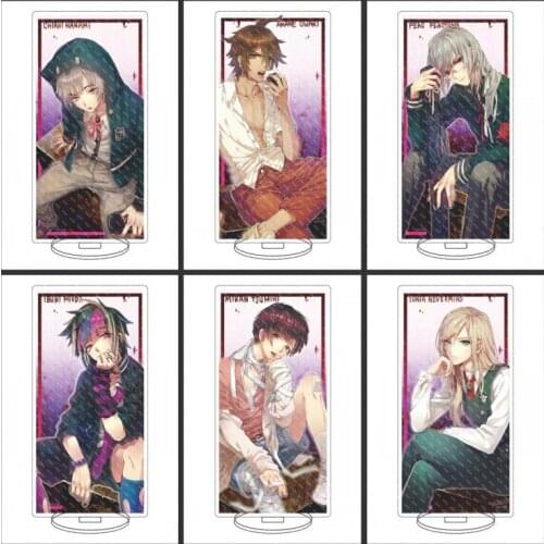 Danganronpa Dangan Ronpa Komaeda Nagito Anime Acrylic Stand Figure Desktop Decoration Collection Model Toy Doll Gifts