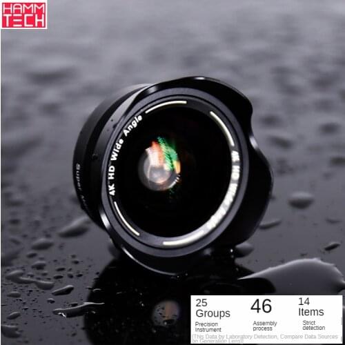 5K Wide-angle Macro Lens Mobile Phone Two-in-one Lens Distortion Wide-angle Lens Mobile Phone Photography Wide-angle Mirror Lens