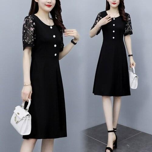 Women loose summer plus size dress M-5XL fat XXXL 3XL XXXXL 4XL XXXXXL 100KG woman wear blouses blusas slim Casual dress clothes