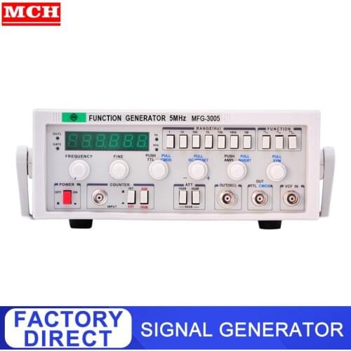 0.1Hz-5MHz 10MHz 15MHz Function Signal Generator with AM/FM frequency counter function MFG-3005/3010/3010A/3015