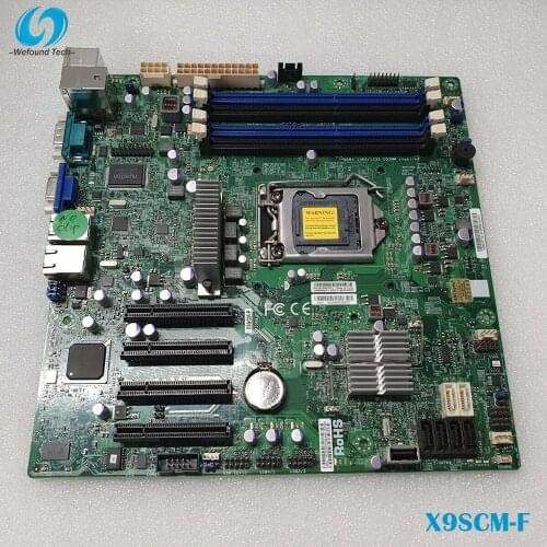 100% Working Server Motherboard for X9SCM-F 1155 Fully Tested