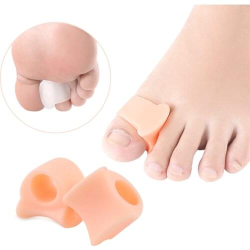 1Pair Foot Massage Toe Separator Straightener Bunion Corrector Protetor Joanete Pain Relief Feet Care Toe Bunion Toe Separators
