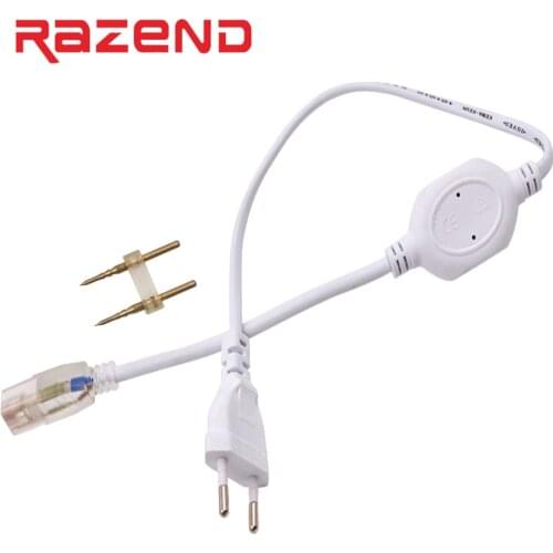 PCB Width : 6mm/8mm/10mm/12mm/15mm led strip Power adapter 220V EU plug Waterproof FREE SHIPPING