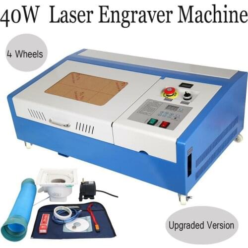 40W CO2 USB Laser Engraving Cutting Machine K40 Engraver Cutter 220V/110V CNC With Digital Display for Plywood Acrylic